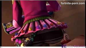 Zoey gets porked by Teknique Doggy style - Fortnite Porno